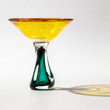 Lemon-Green Martini Glass
