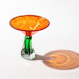 Orange-Green Martini Glass